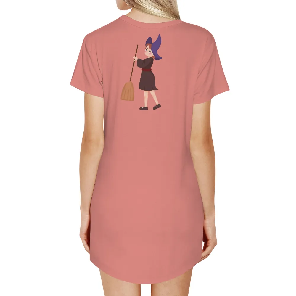 Customized Tee Shirts: Luna's Magical Adventure - Witch, Broomstick, Magic|pokemon magic shirt