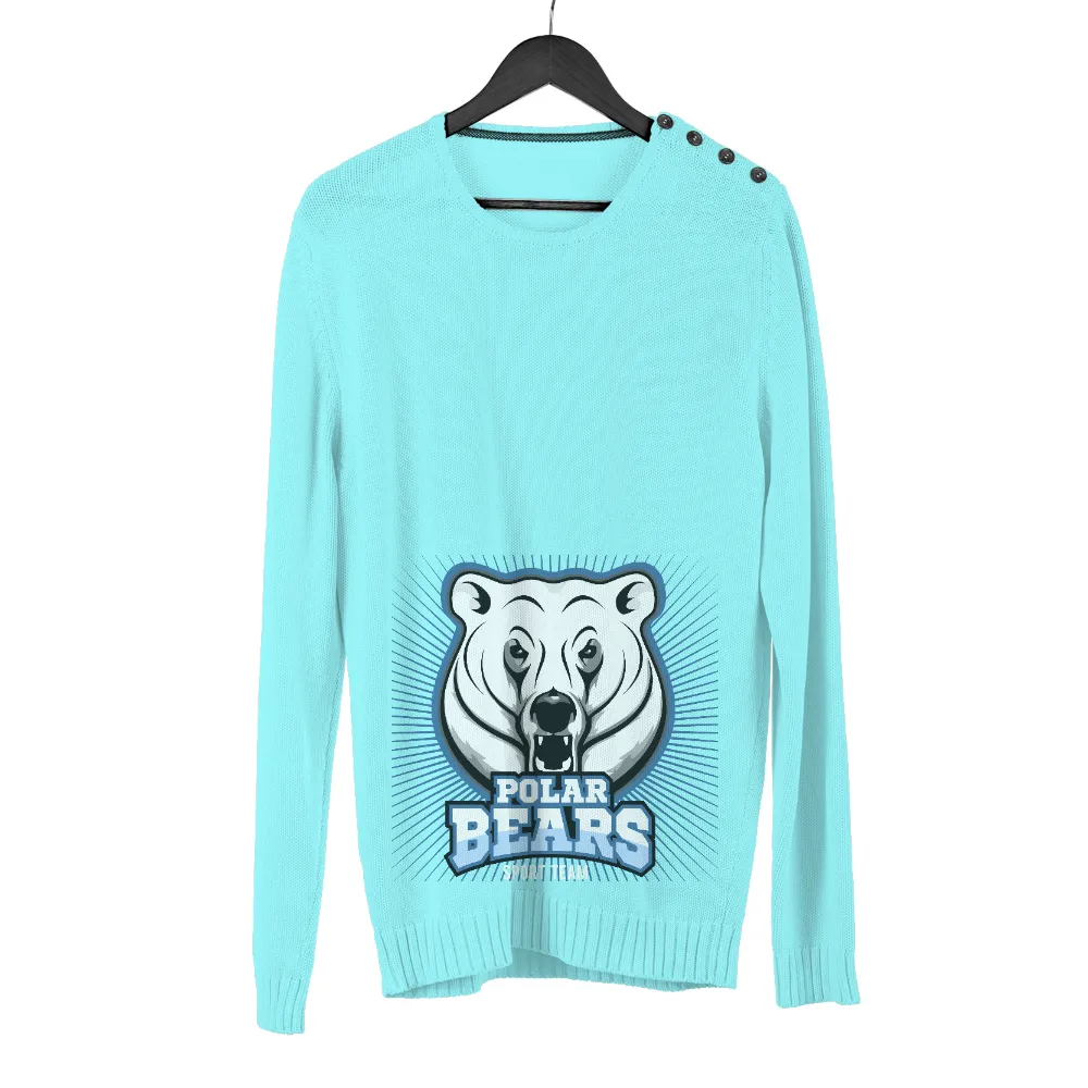 Graphic Tees: Polar Bears Sports Team - Strength and Resilience|nfl team uniforms 2022