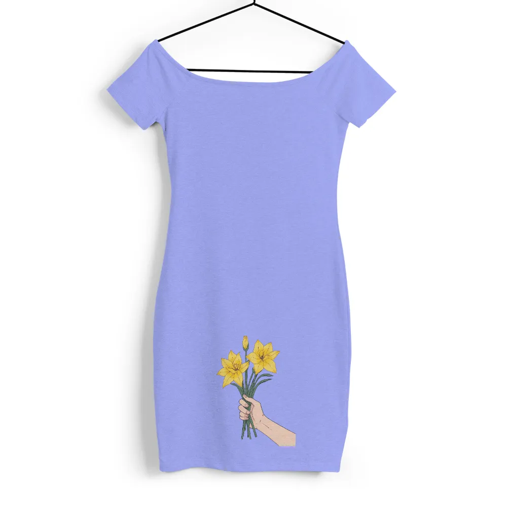 T-Shirts Custom: Yellow Lilies of Hope|if you believe in telekinesis please raise my hand