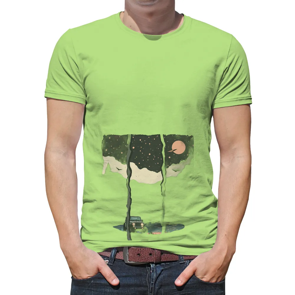 Customized Tee Shirts: Adventure Under the Moonlight|adventure time star wars shirt