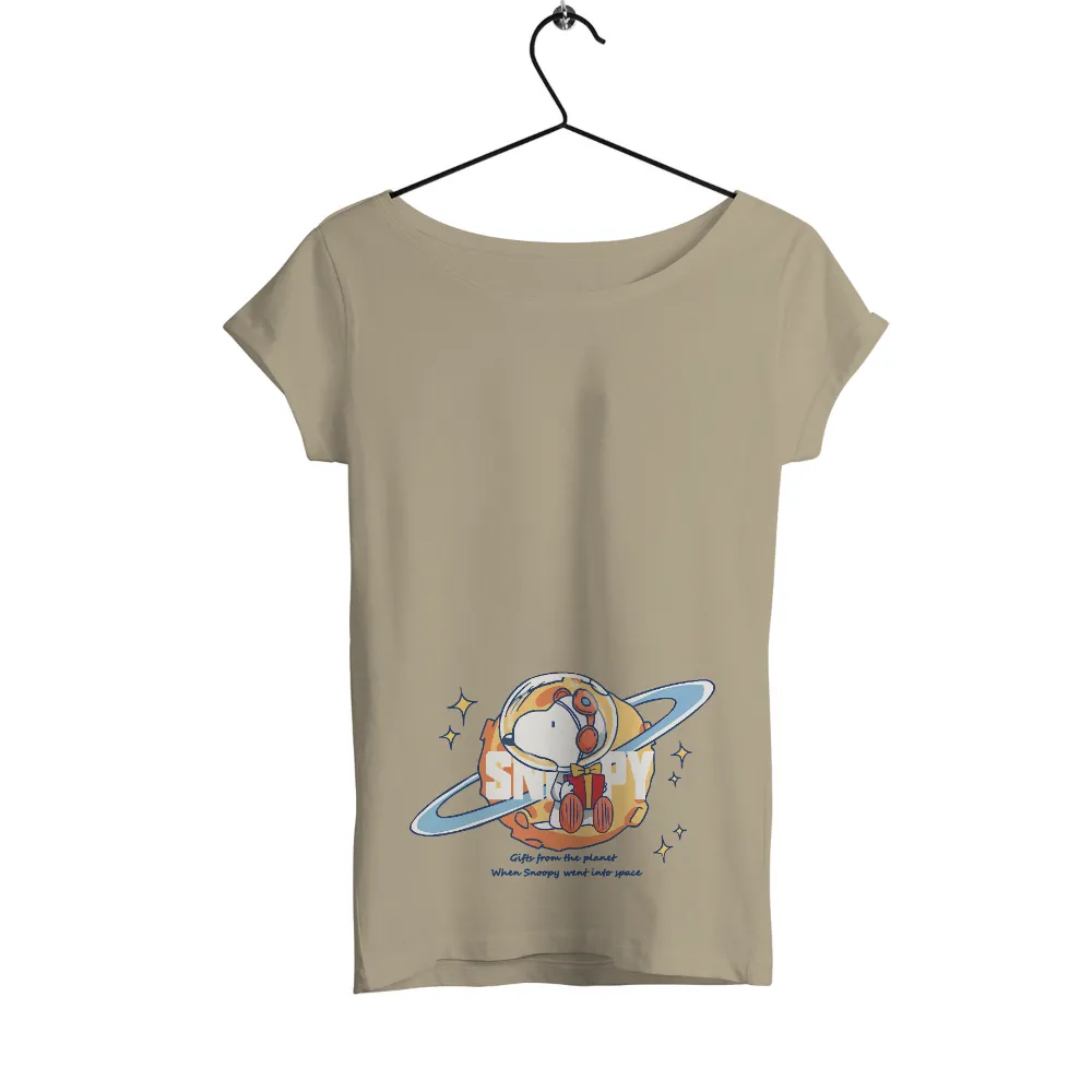 T-Shirts Design: Snoopy's Space Adventure - Vintage & Retro|planet childish t shirt