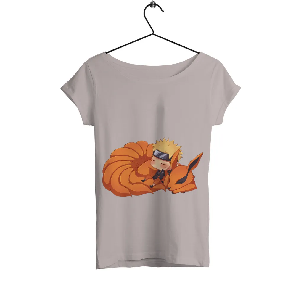 Graphic Tees: Naruto and Kurama - A Moment of Tranquility|youth naruto shirts