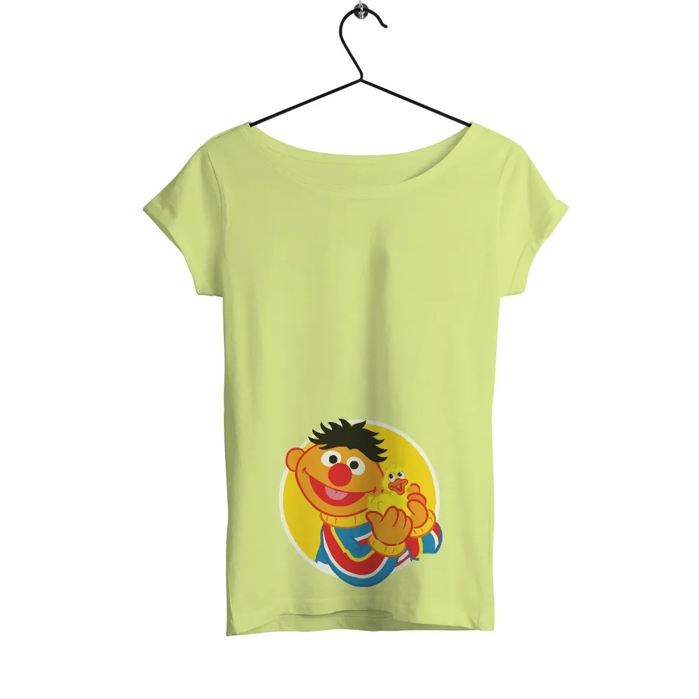 T-Shirts Custom: Ernie and Rubber Duckie - Friendship and Joy|hard times joy division shirt