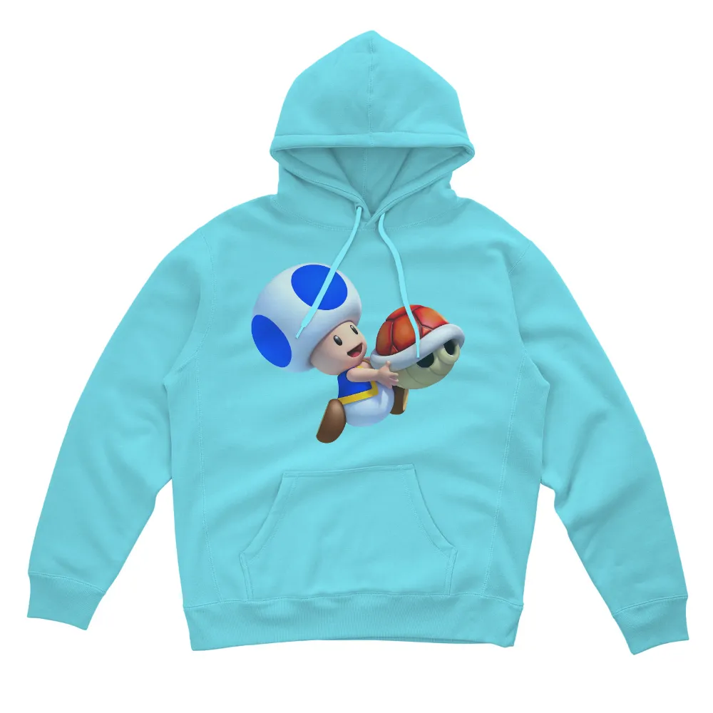 T-Shirt Printing: Toad's Unexpected Friendship - Gaming Adventure|super mario t shirt varsity