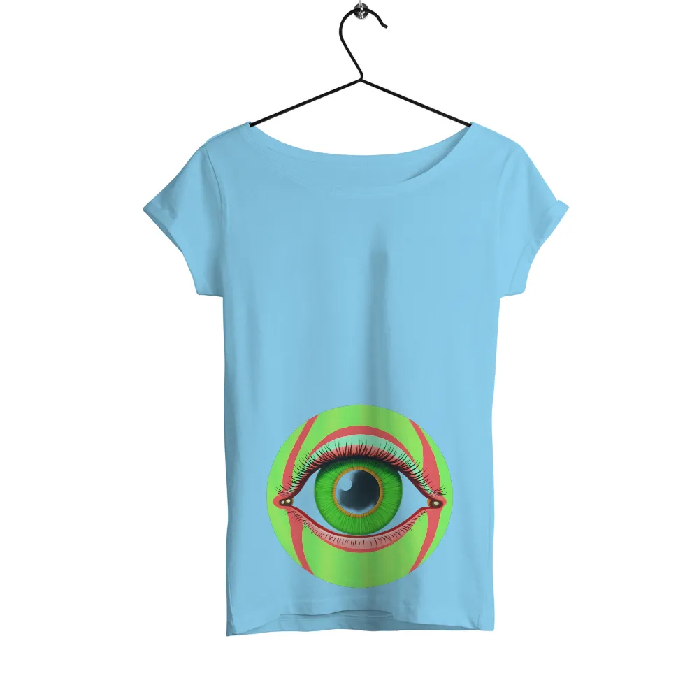 T-Shirts Design: The Eye of Eternity - Cyberpunk Art|neon colored shirts at walmart