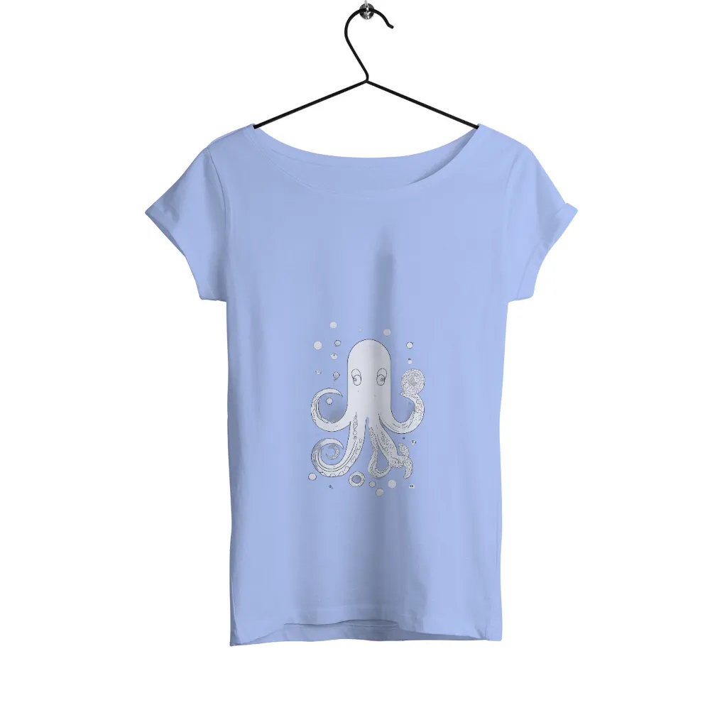 Graphic Tees: Ollie the Octopus - Artistic Ocean Mysteries|octopus graffiti