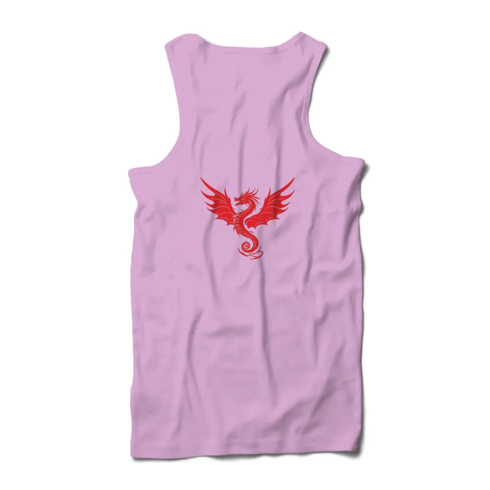 Custom T-Shirt Printing: Majestic Red Dragon - Artistic Designs|final fantasy xiv bahamut calamity unbound long sleeve t shi