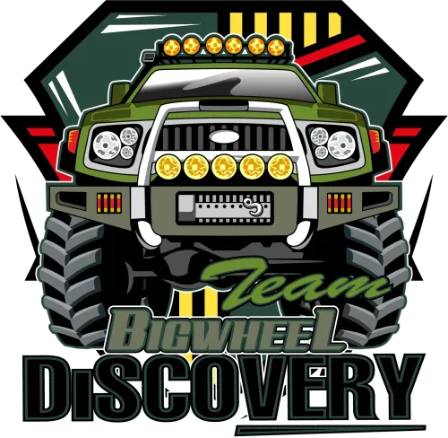 Customized Tee Shirts: Team Bigwheel Discovery - Adventure and Exploration