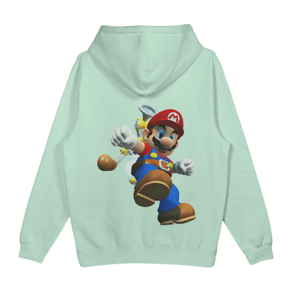 T-Shirts Custom: Mario with Angel Wings - Gaming Adventure|harbaugh is my hero shirt