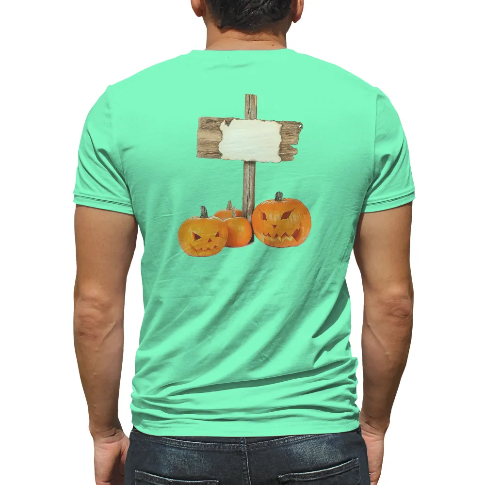 Halloween Pumpkin Signpost T-Shirt Printing: Celebrate the Magic of Autumn|brew festival shirts