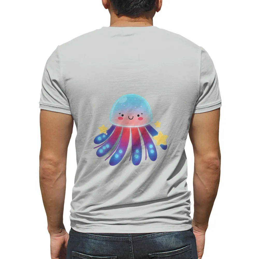 T-Shirts Design: Whimsical Jellyfish with Stars|lost in space skeleton shirt