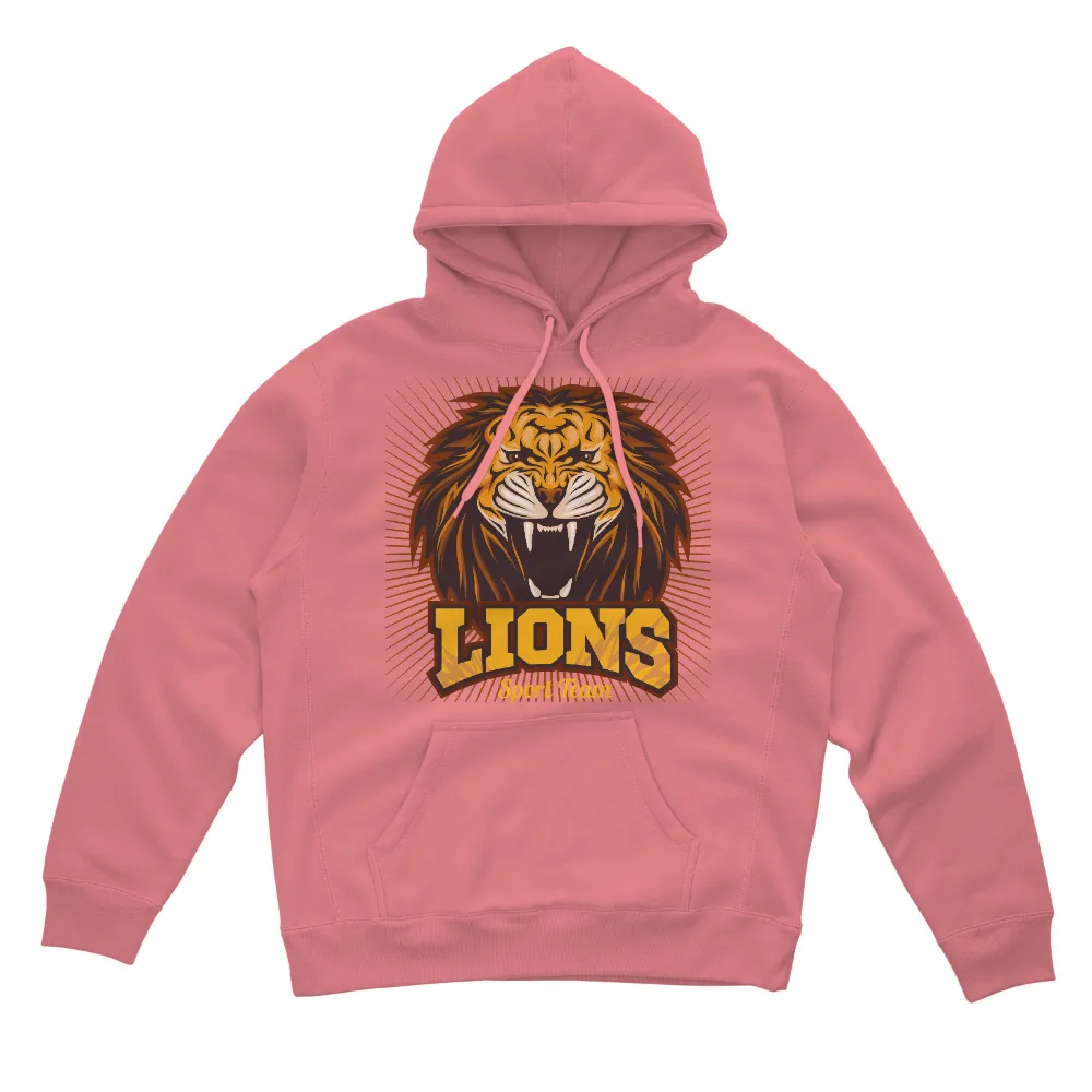 Lions Sport Team T-Shirt Printing: Bold and Courageous Design|lion t shirt roblox