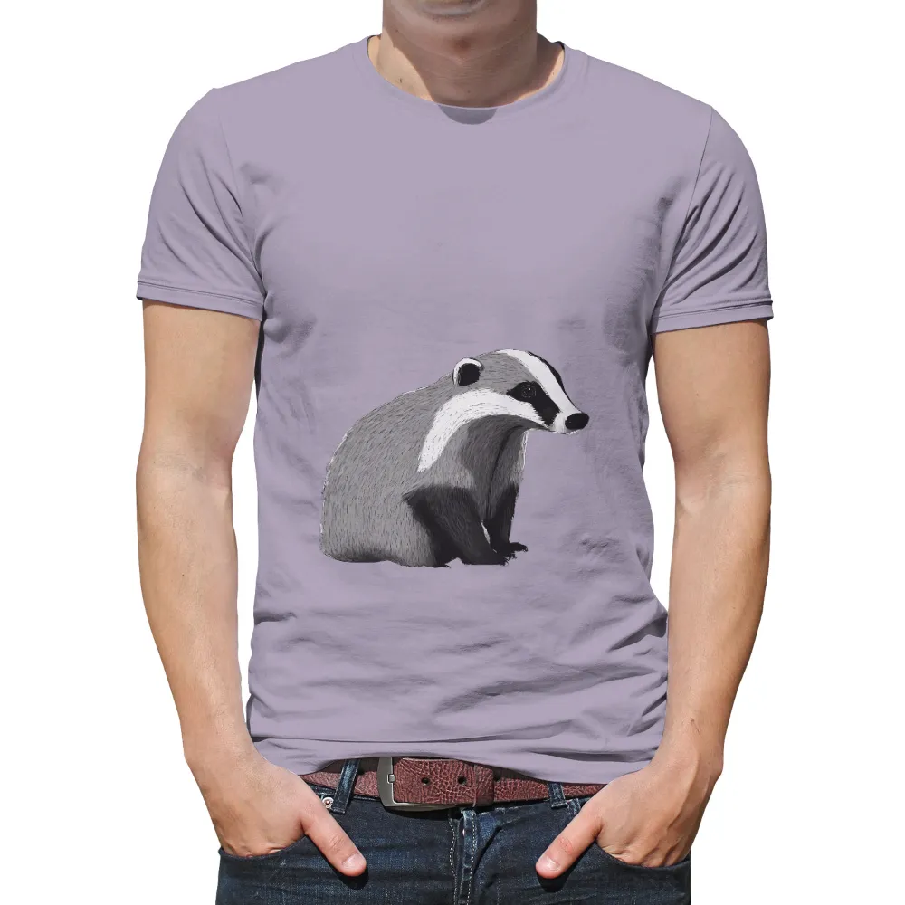 Badger T-Shirt Printing: A Tribute to Nature's Resilience|animal crossing tomato juice shirt