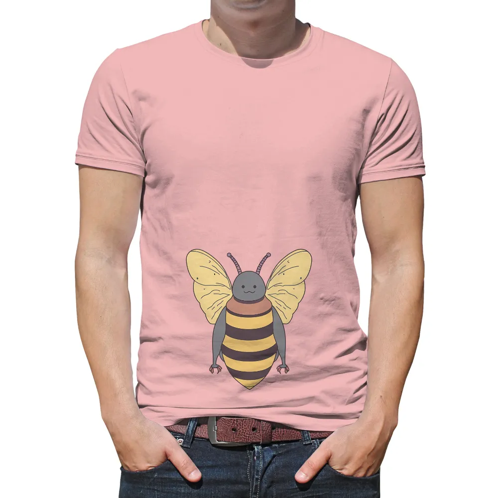 T-Shirts Custom: Friendly Bee Design for Nature Lovers|long sleeve uv summer shirts