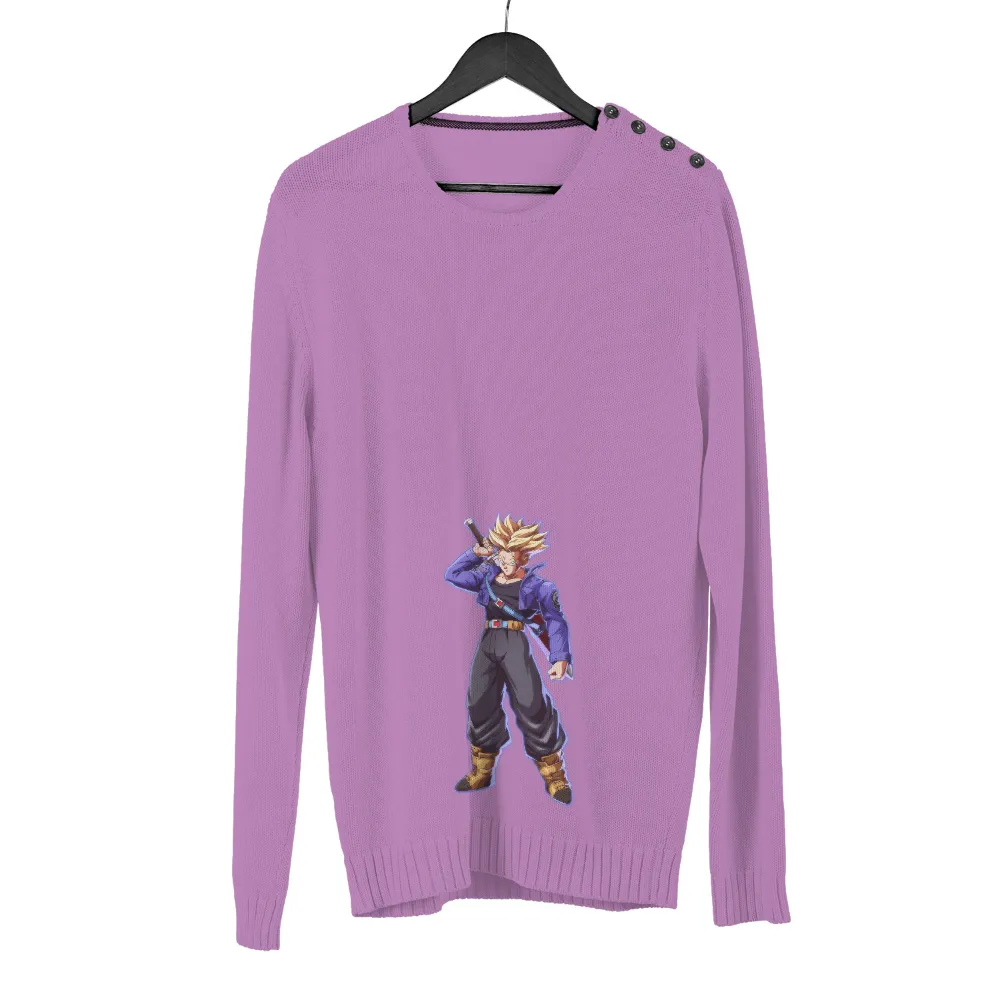 Trunks Super Saiyan TShirt Printing - Anime Inspired Design|traditional hawaiian wedding shirt