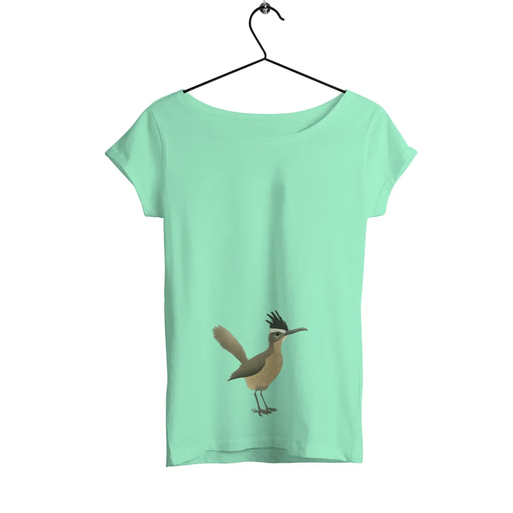 T-Shirt Printing: Roadrunner Spirit - Artistic Design|bird shirt 80s