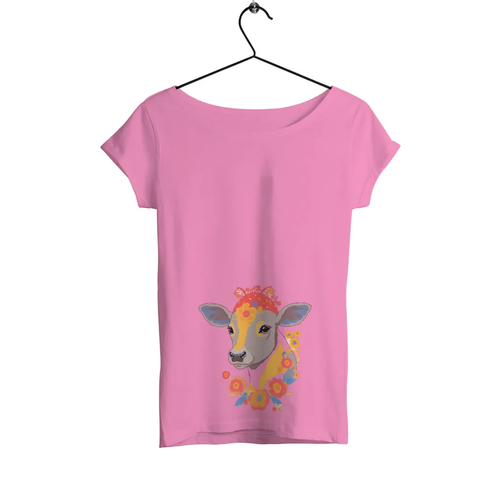 TShirt Design: Blossom the Floral Cow|animal crossing young royal shirt