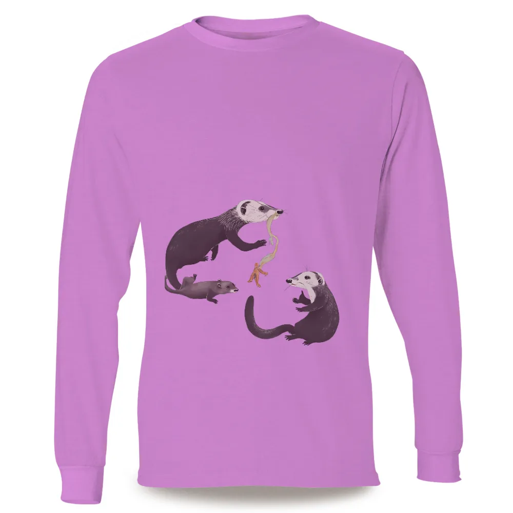 Customized Tee Shirts: Whimsical Otters and Unexpected Adventures|fantasy football goat shirt