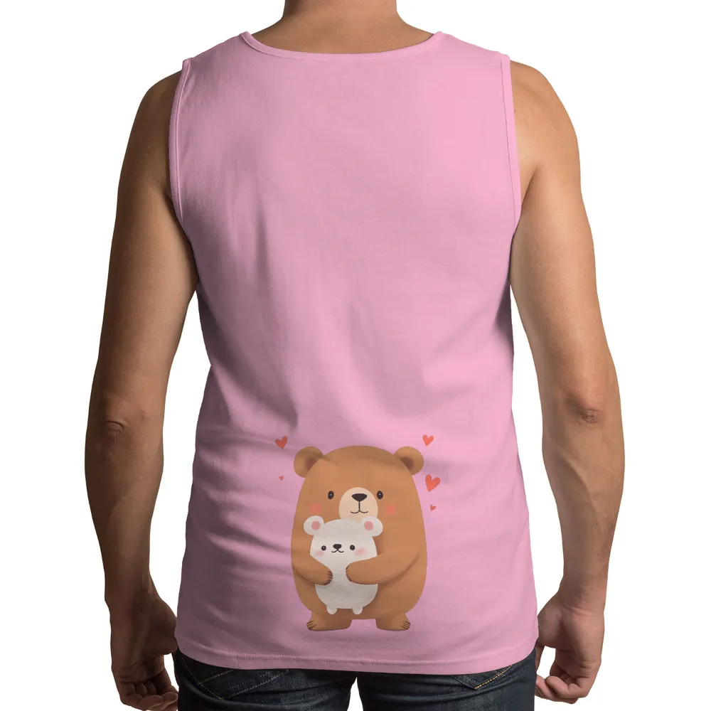 Custom Tee Shirts: Bears Embracing Love and Protection|winter moss heather carhartt