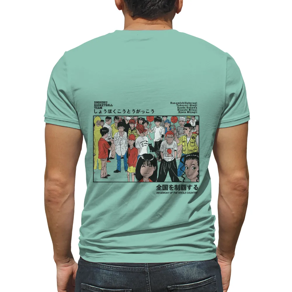 T-Shirts Custom: Urban Life Celebration - Colorful Characters on Black Background