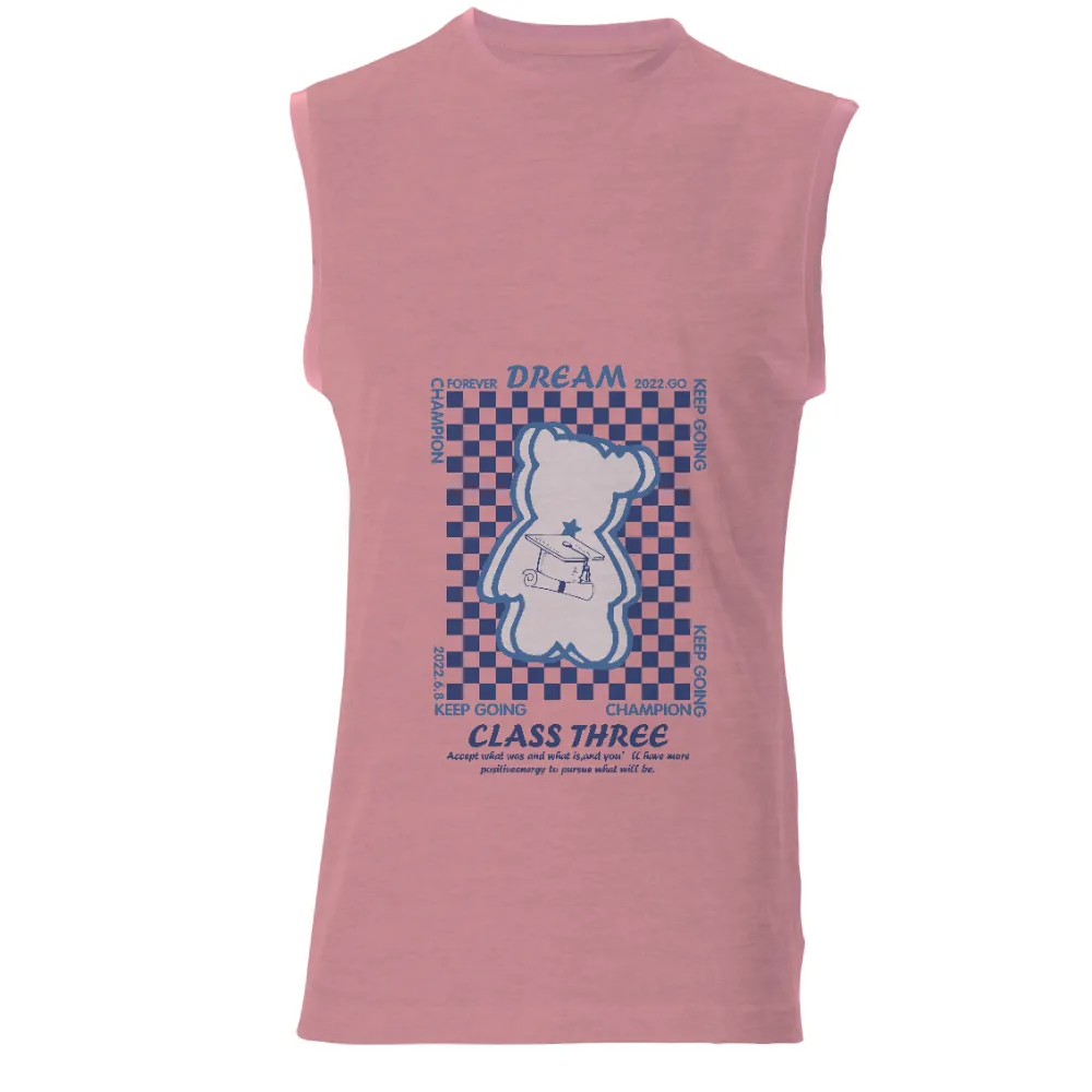 T-Shirts Pattern: Forever Dream Champion - Graduation Bear|bear beer pocket shirt