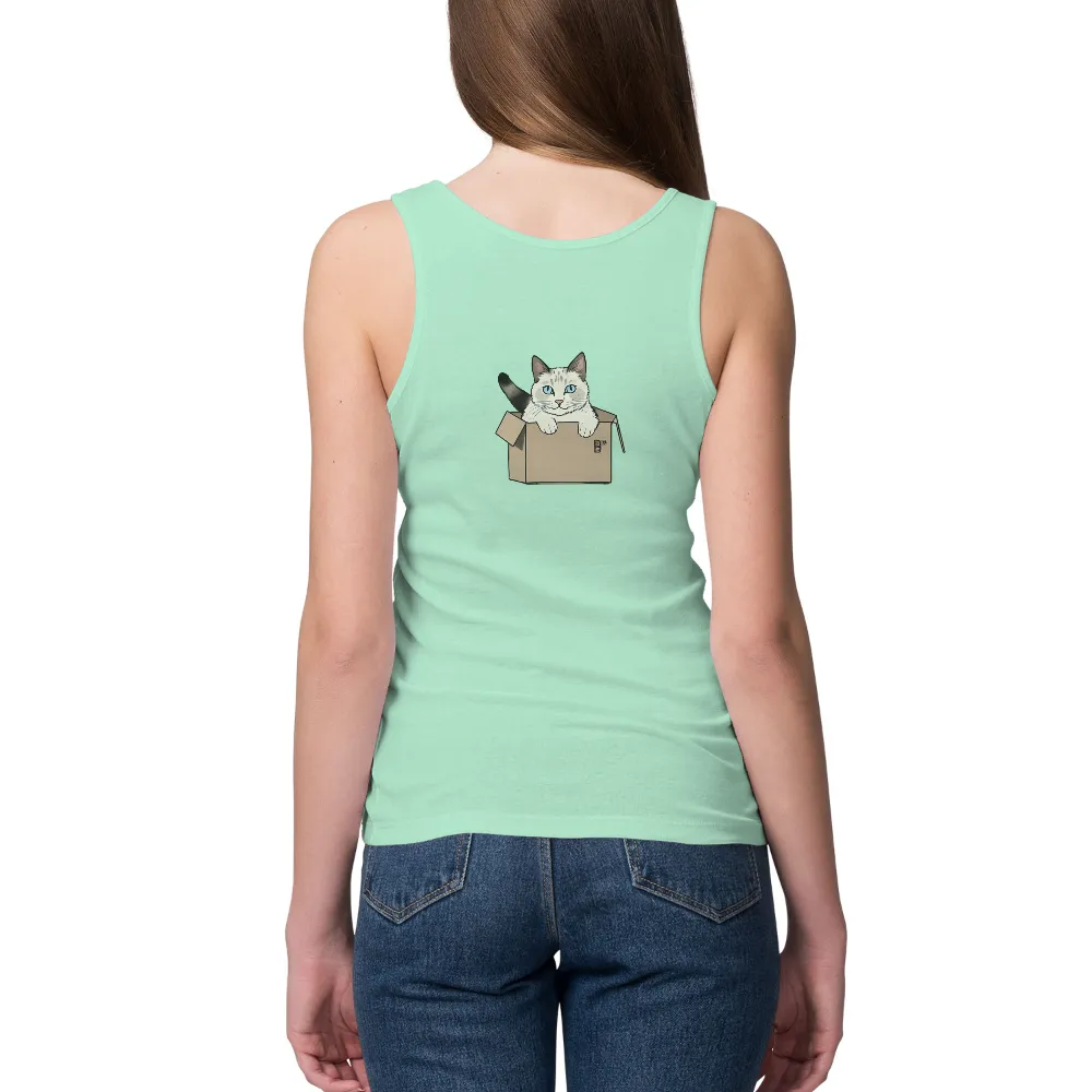 TShirt Design: Luna's Playful Hideout|cat easter shirt