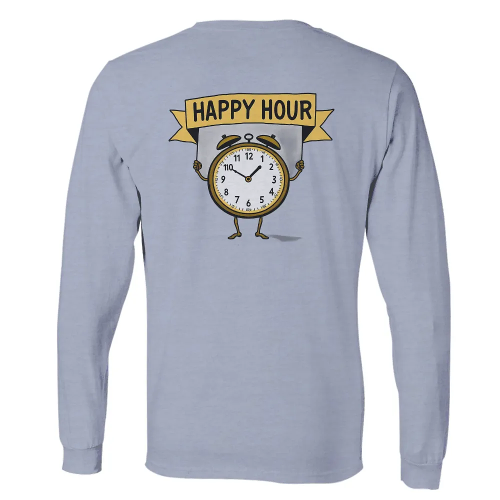 Custom Tee Shirts: Celebrate Happy Hour with Whimsical Clock Design|vintage st patricks day shirts