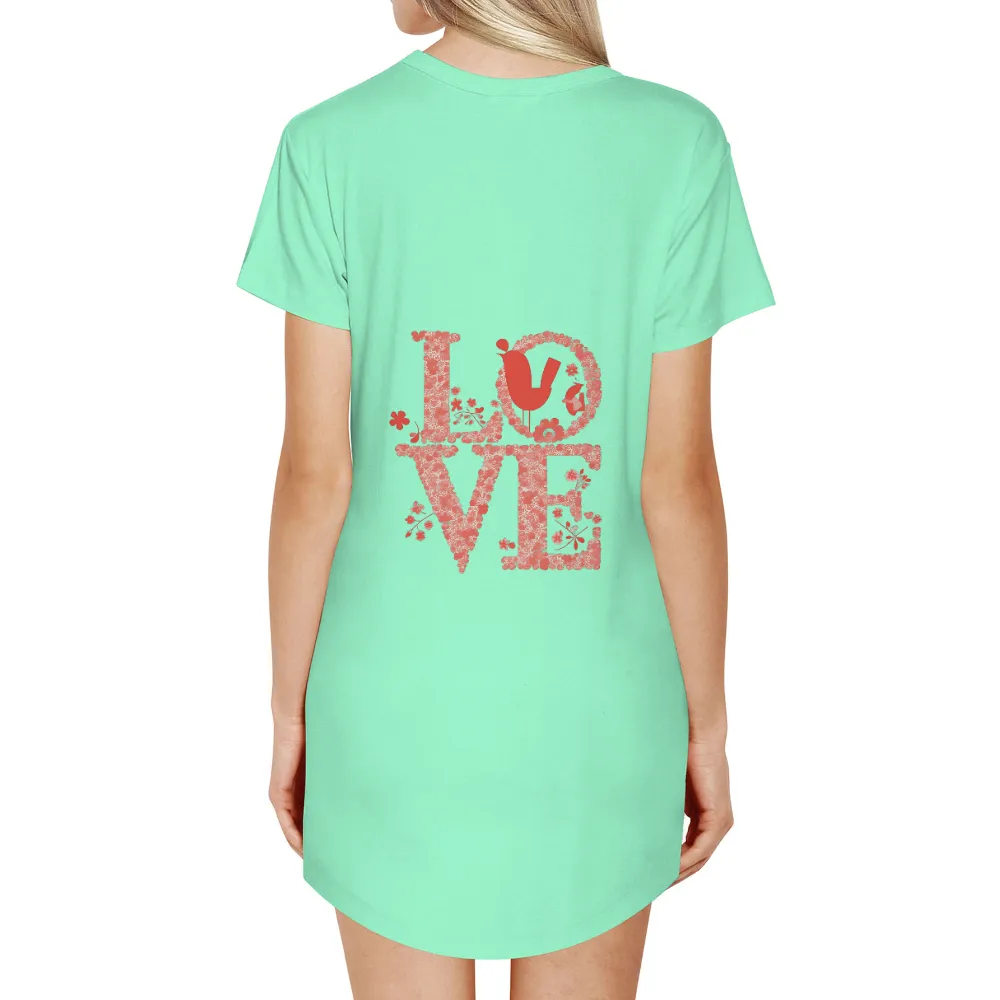 T-Shirts Custom: Love in Bloom - Nature's Embrace|i love hot moms sweat shirt