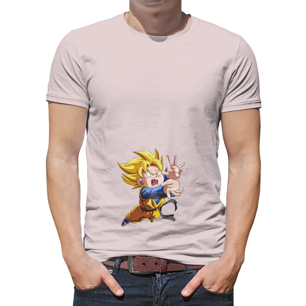 T-Shirts Custom: Goku Super Saiyan Anime Design|dragon ball z workout pants