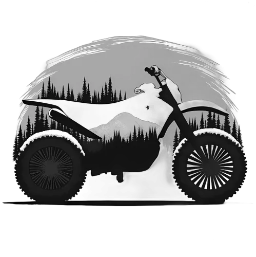 T-Shirts Custom: Motorcycle Adventure in the Mountains