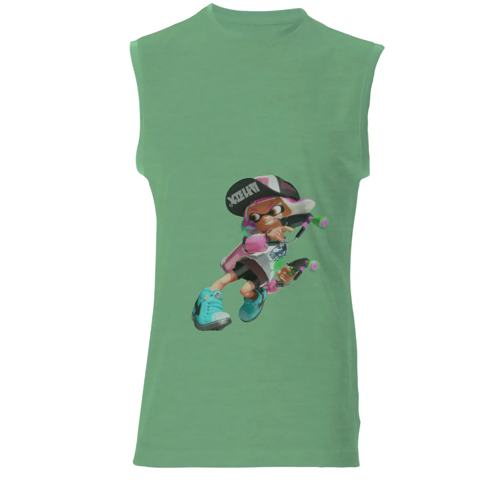 Custom T-Shirt Printing: Marina's Urban Warrior Style from Splatoon|splatoon shirt hot topic