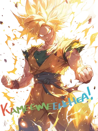 Goku Super Saiyan - rengoku t shirt