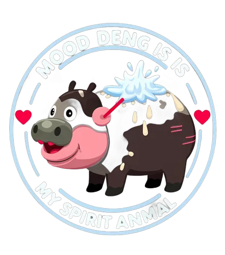 TShirt Printing: Mood Deng Is My Spirit Animal - Funny & Quirky Design