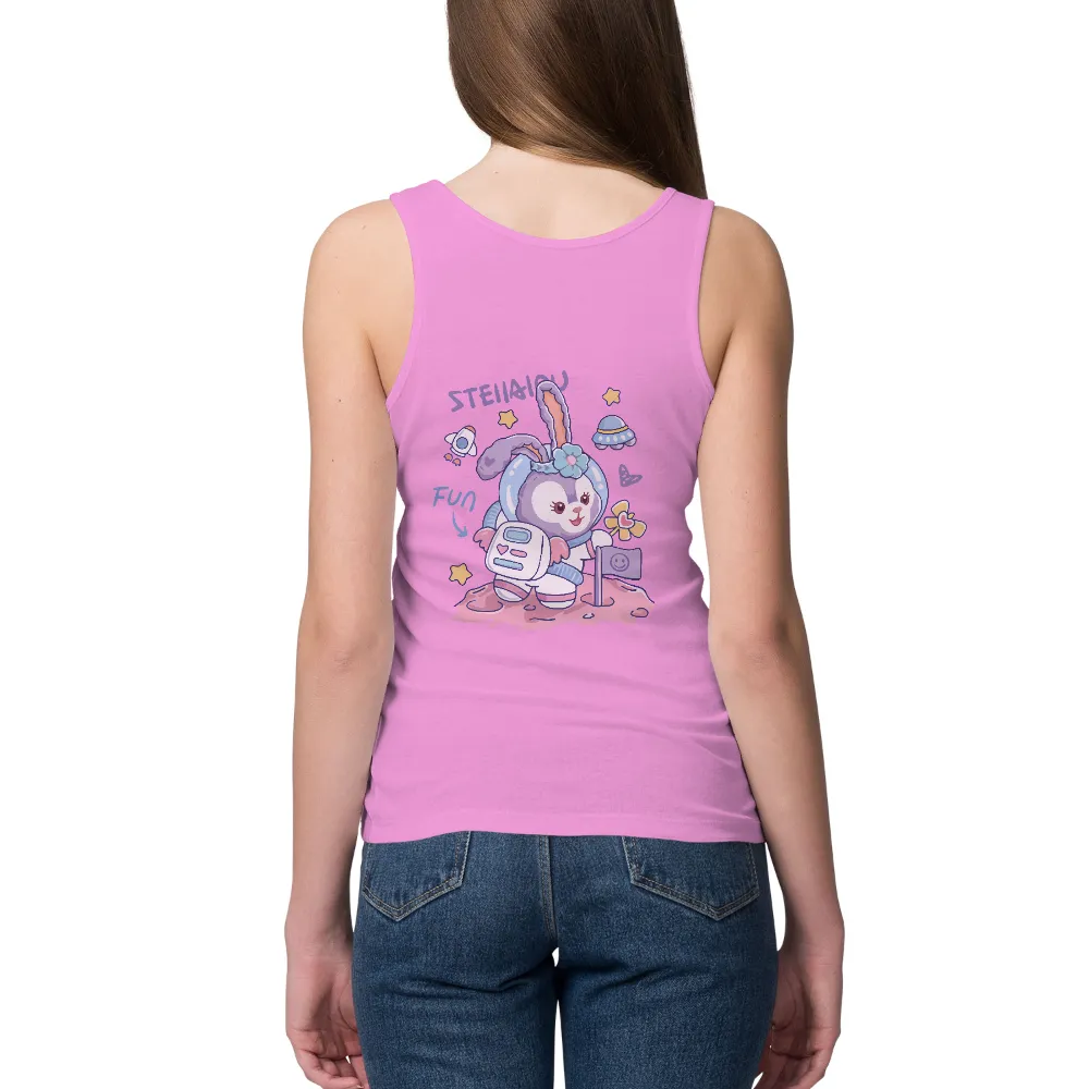 T-Shirts Custom: Stella's Space Adventure - Artistic Designs|cute valentine shirts womens