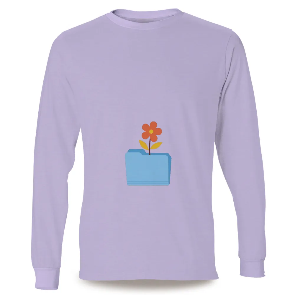 Tee Shirts Printed: Growth From Within - Artistic Design|spring flower blouse