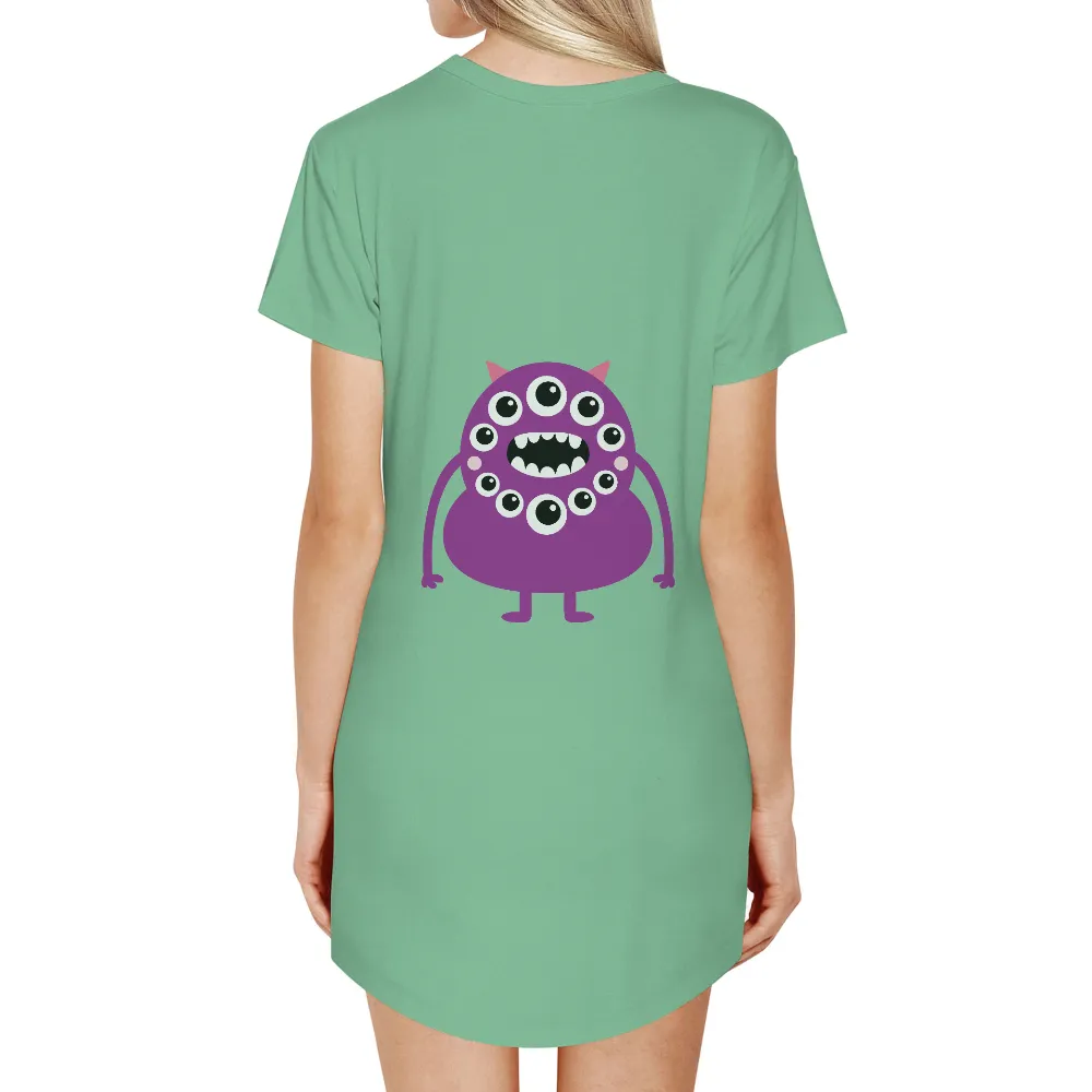 T-Shirts Custom: Quirky Monster Zorblatt - Whimsical and Magical|monster roblox t shirt