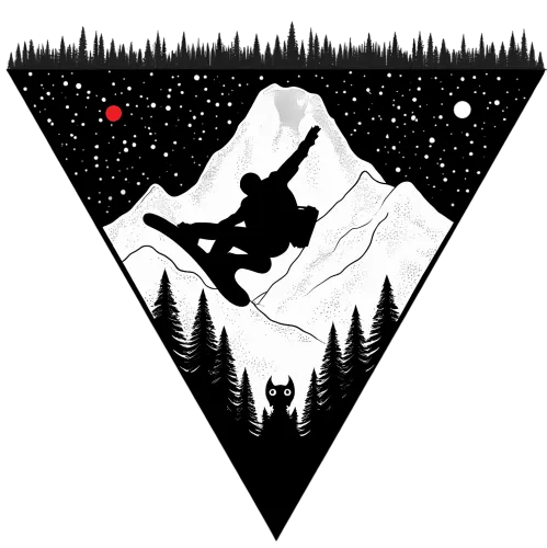 T-Shirt Printing: Snowboarding Dreams with the Night Guardian