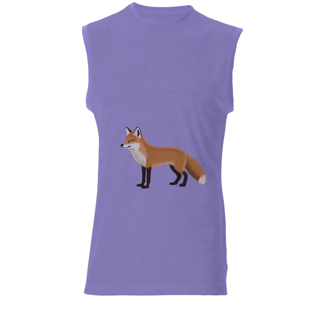 T-Shirt Printing: Wise Fox - Artistic Design Inspired by Nature|red fox shirt price