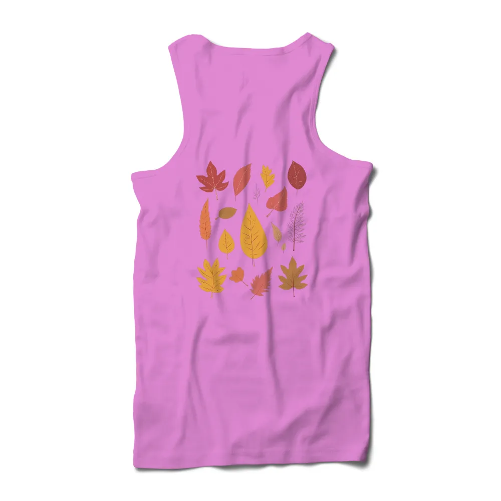 Tee Shirt Printing: Autumn Leaves - Nature's Cycle of Beauty|vibrant autumn leaves