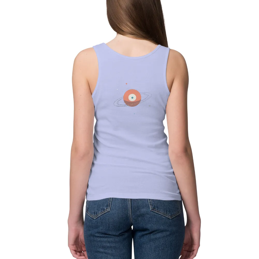 T-Shirt Printing: Celestial Orb with Eye Pattern | Artistic Designs| All-seeing eye symbol