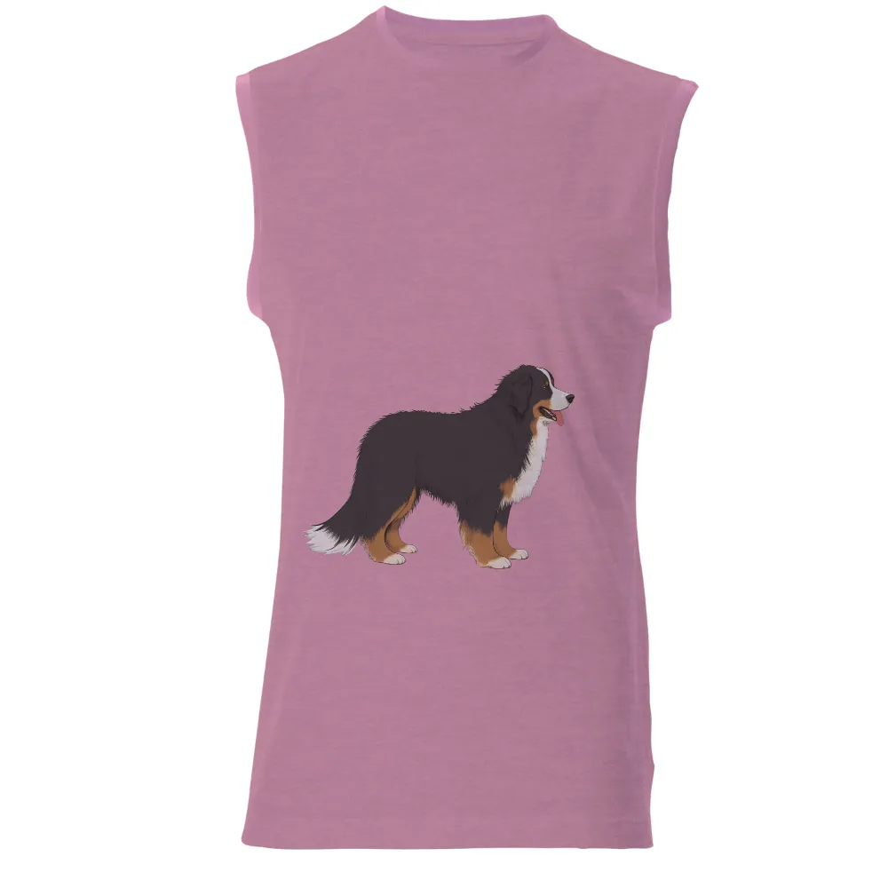 T-Shirts Design: Bruno the Loyal Bernese Mountain Dog|lifeguard sun protection shirt