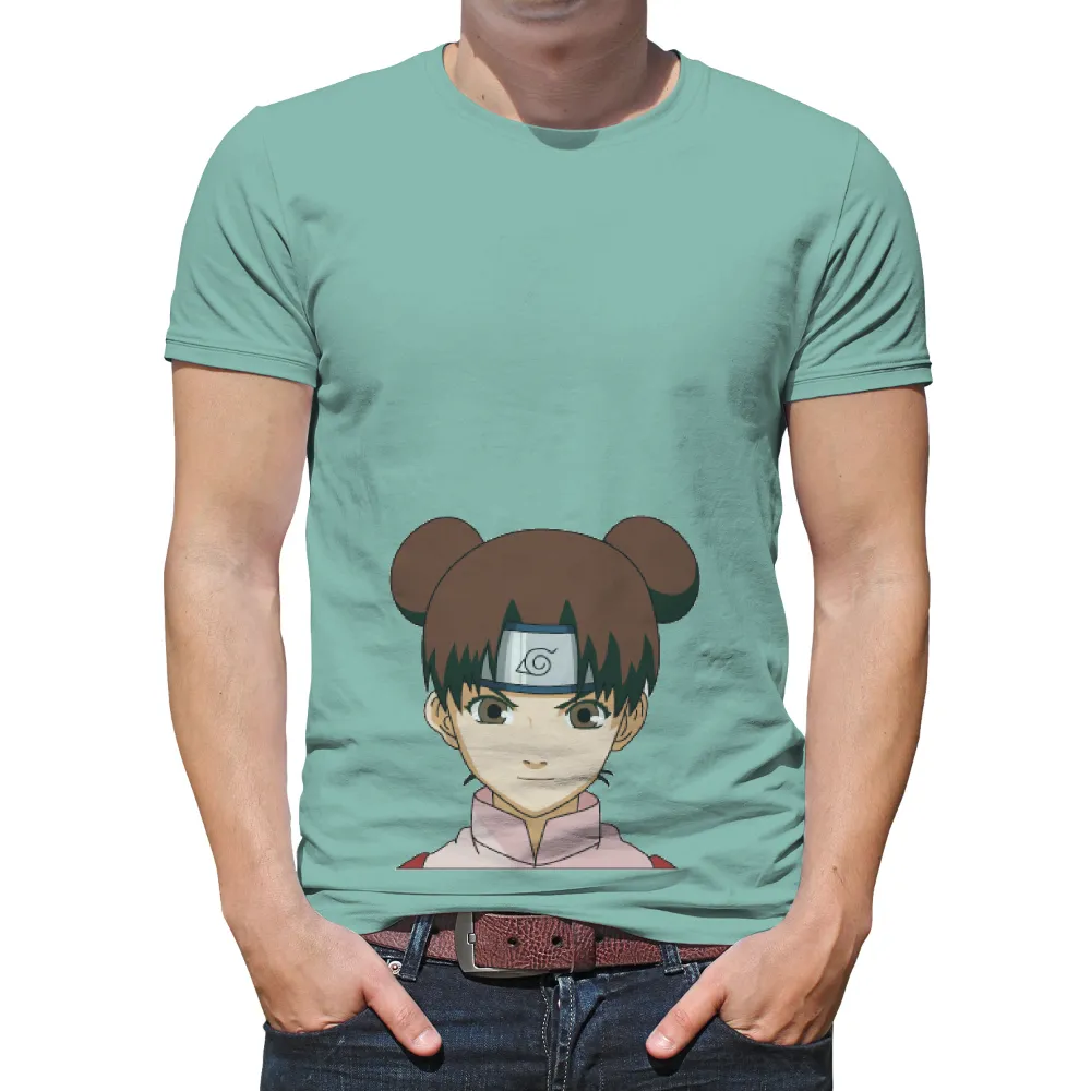 Shirts Graphic Tees: Anime Ninja Strength - Sakura's Journey|fly art shirts