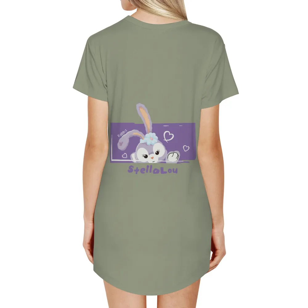 TShirt Printing: Adorable StellaLou Rabbit Design|cute shirts for easter