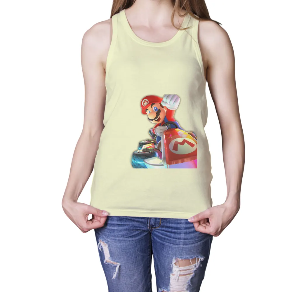 Custom Tee Shirts: Mario Kart Adventure - Gaming Nostalgia|capitalist nostalgia shirt