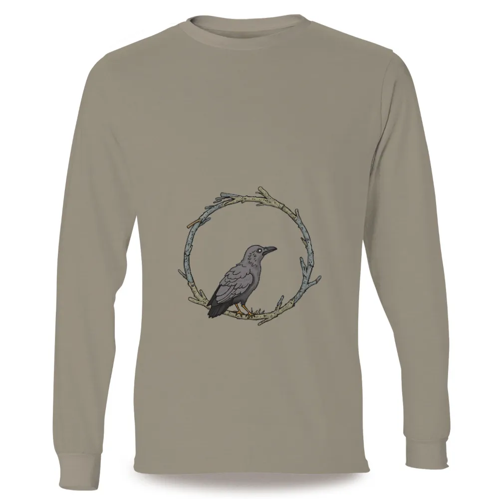 T-Shirts Custom: Crow of Wisdom and Resilience|strength camp shirt