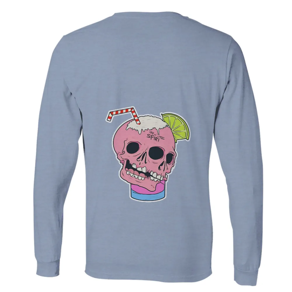 Custom Tee Shirts: Quirky Skull Pink Lemonade - Funny & Whimsical|bakugou in his skull shirt