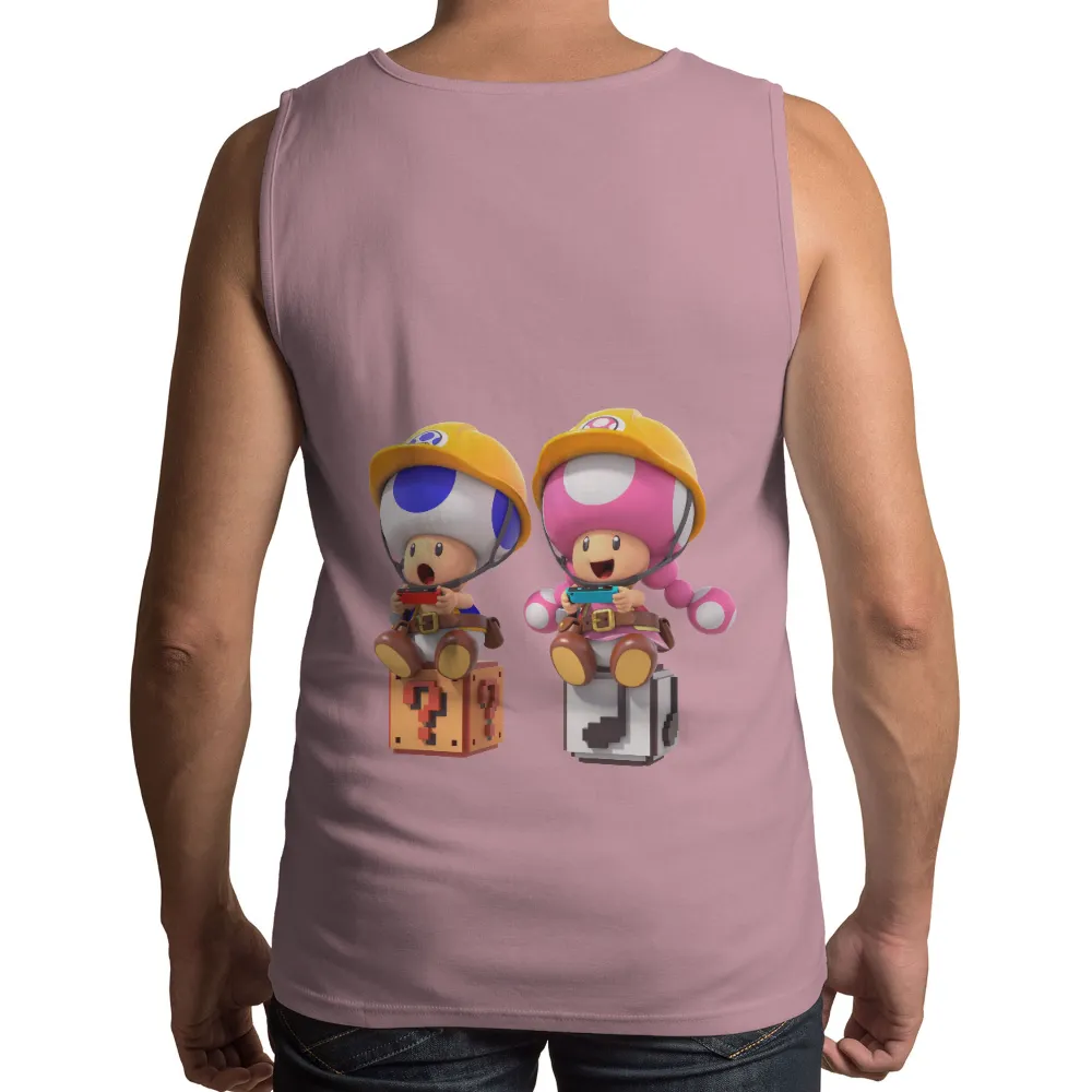 T-Shirts Pattern: Toad and Toadette Gaming Adventure|acnh music fest shirt