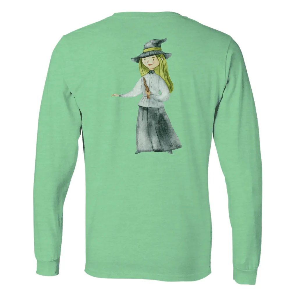 Graphic Tees: Young Witch Elara - Artistic Design|first responder ix xi shirt final fantasy