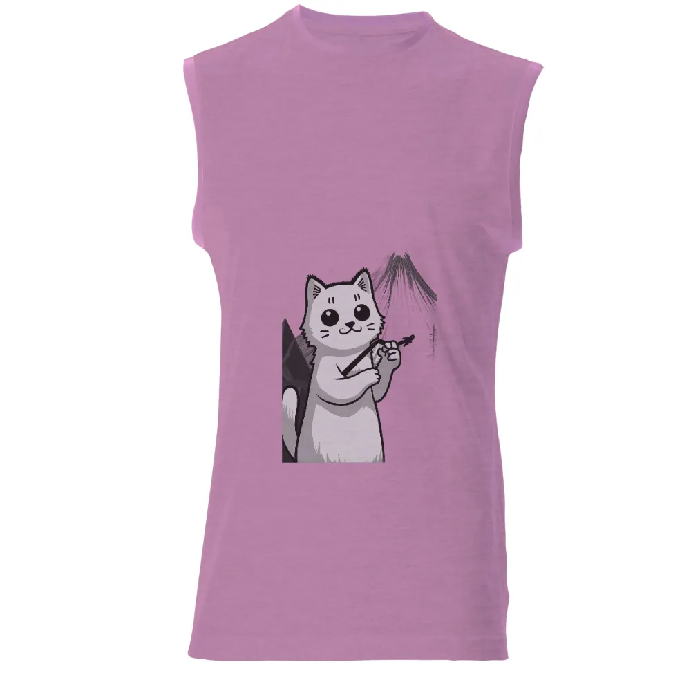 T-Shirts Pattern: Whiskers the Guitarist Cat| Whiskers playing guitar