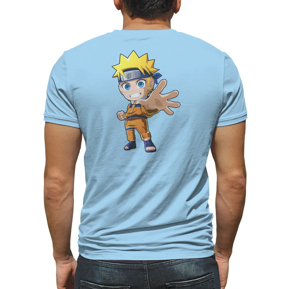 Tee Shirts Printed: Anime Ninja Spirit - Determination and Courage|ninja roblox t shirt